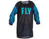 Image 1 for Fly Racing Youth Kinetic Mesh Jersey (Black/Blue/Purple) (Youth M)