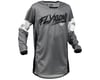 Fly Racing Youth Kinetic Khaos Jersey (Grey/Black/White) (Youth L)