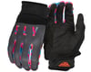 Fly Racing Youth F-16 Gloves (Grey/Pink/Bue) (Youth M)