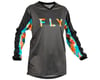 Fly Racing Women's F-16 Jersey (Grey/Pink/Blue) (L)
