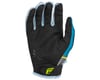 Image 2 for Fly Racing Kinetic Prix Long Finger Gloves (Charcoal/Hi-Vis) (L)