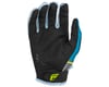 Image 2 for Fly Racing Kinetic Prix Long Finger Gloves (Charcoal/Hi-Vis) (S)