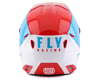 Image 2 for Fly Racing Kinetic Straight Edge Helmet (Red/White/Blue)