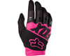 Image 1 for Fox Racing Dirtpaw Men's Full Finger Glove (Black/Pink)