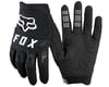 Fox Racing Dirtpaw Youth Glove (Black/White) (Youth S)