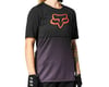 Image 1 for Fox Racing Women's Flexair Short Sleeve Jersey (Black/Purple) (S)