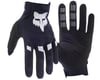 Image 1 for Fox Racing Dirtpaw Long Finger Gloves (Black/White) (2XL)