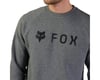 Image 3 for Fox Racing Absolute Fleece Crew Sweatshirt (Heather Graphite) (S)