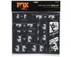 Image 2 for Fox Suspension Heritage Decal Kit for Forks & Shocks (White)