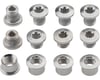 Image 1 for FSA Torx T-30 Alloy Road Triple Chainring Nut/Bolt Set wiith tool, Silver