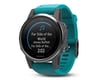 Image 3 for Garmin Fenix 5S GPS Multisport Watch (Gray/Turquoise)