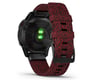 Image 3 for SCRATCH & DENT: Garmin Fenix 6 Sapphire (Black DLC w/ Red Nylon Fenix 6 Quick Fit Wristband)
