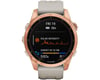 Image 2 for Garmin Fenix 7S Solar GPS Smartwatch (Rose Gold + Light Sand Band) (7S | 42mm Case)