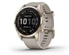 Garmin Fenix 7S Sapphire Solar GPS Smartwatch (Cream Gold Ti + Light Sand Band) (7S | 42mm Case)