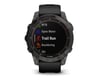 Image 7 for Garmin Fenix 7 Sapphire Solar GPS Smartwatch (Carbon Grey DLC Ti + Black Band) (7 | 47mm Case)