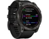 Image 3 for Garmin Fenix 7X Sapphire Solar GPS Smartwatch (Carbon Grey DLC Ti + Black Band) (7X | 51mm Case)