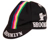 Giordana Brooklyn Cap w/ Stripes (Black) (One Size Fits Most)