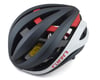 Giro Aether Spherical Road Helmet (Matte Portaro Grey/White/Red) (L)