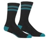 Image 1 for Giro Winter Merino Wool Socks (Black/Harbor Blue) (M)