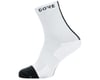 Gore Wear M Mid Socks (White/Black) (S)