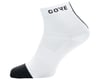 Gore Wear M Light Mid Socks (White/Black) (S)