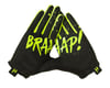 Image 2 for Handup Braaap Gloves (Splatter - Hi Viz Yellow/Cyan)