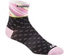 Image 1 for Louis Garneau Women's Tuscan Socks (Black/Pink) (L/XL)