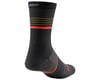 Image 2 for Louis Garneau Conti Long Socks (Black/Red) (L/XL)