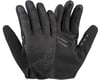 Image 1 for Louis Garneau Ditch Long Finger Gloves (Black) (S)