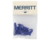 Image 2 for Merritt 14G Alloy Nipples (Blue) (Bag of 40)