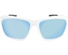 Image 2 for Optic Nerve Variant Sunglasses (Shiny White) (Smoke Blue Mirror Lens)