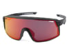 Optic Nerve Fixie Max Sunglasses (Matte Black/Aluminum) (Brown/Red Mirror Lens)