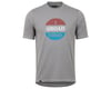 Image 1 for Pearl Izumi Men's Midland T-Shirt (Frostgrey/Red Groad)