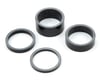 Image 1 for Pro 1-1/8" Carbon Headset Spacer Set (Black)