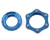 Image 1 for Reverse Components Centerlock to 6-Bolt Rotor Adapter (Blue)