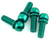 Image 1 for Reverse Components Disc Brake Caliper Bolts (Green) (M6 x 18) (4)