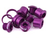 Image 1 for Reverse Components Chainring Bolt Set (Purple) (4 Pack)