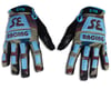 Image 1 for SE Racing Retro Gloves (Camo / SE Blue) (2XL)