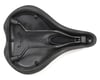Image 4 for Serfas Elements Reactive Gel Women's Comfort Saddle (Black) (Steel Rails)