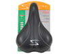 Image 5 for Serfas Elements Reactive Gel Women's Comfort Saddle (Black) (Steel Rails)