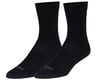 Sockguy 6" SGX Wool Socks (Black) (S/M)