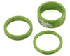 Spank Headset Spacer Kit (Green) (1-1/8") (3/6/12mm)