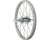 Image 1 for Sta-Tru Rear Coaster Brake Wheel (Silver) (Freewheel) (3/8" x 110mm) (16" / 305 ISO)