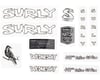 Related: Surly Wednesday Frame Decal Set (White w/ Crow)