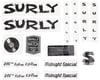 Related: Surly Midnight Special Frame Decal Set (Black w/ Record)