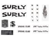 Related: Surly Bridge Club Frame Decal Set (Black w/ Mushrooms)