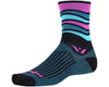 Image 1 for Swiftwick Vision Five Wave Sock (Black)