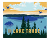 Image 2 for Swiftwick Vision Six Socks (Impression Lake Tahoe) (S)