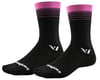 Swiftwick Aspire Seven Socks (Pink Stripe) (S)