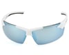 Image 1 for Tifosi Track Sunglasses (White/Black) (Smoke Bright Blue Lens)